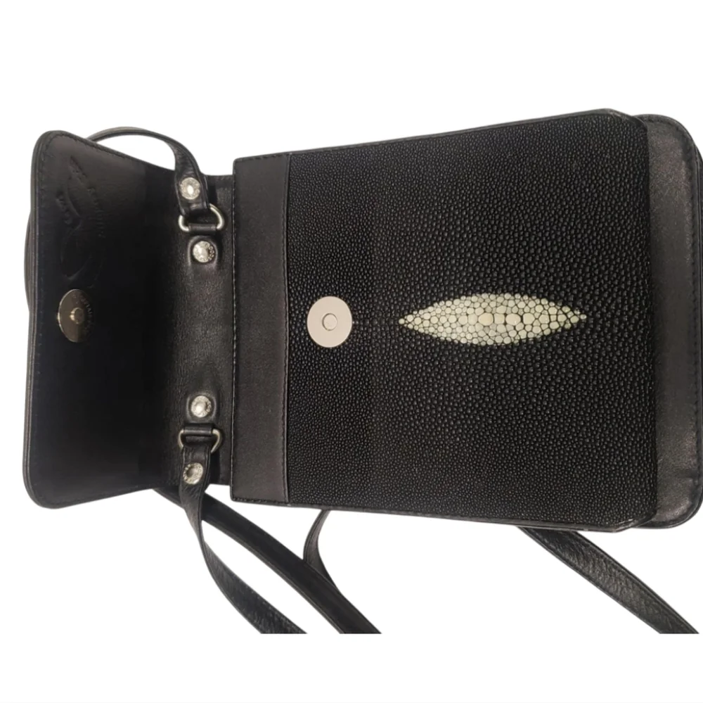 Genuine Stingray‎ Skin Leather Cross Body